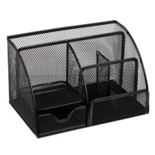 Chancellery trifle stand 7 departments, mesh metal, black