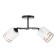Marty 2he27 40w Black 47x26 cm chandelier