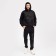Male sweatshirt is laid down, black color, size 50 (l)