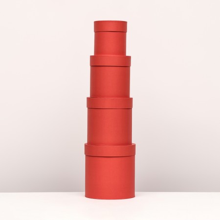 Set of hats 4 in 1 "red", 20 × 20 –13 × 13 cm-2
