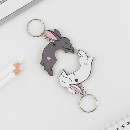 Parisen key rings for keys "Bunny", 6.5 x 6.8 cm-4