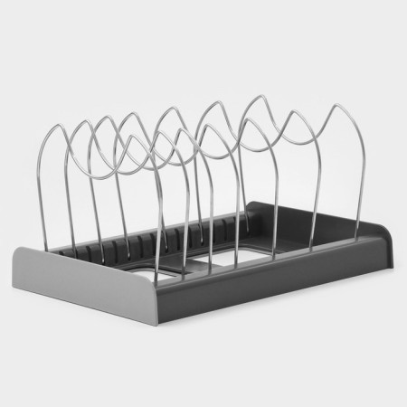 Kitchen holder for lids, pans and pots of the shade, color gray-1