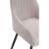 Stool on the metal frame Rainer MR -28 Metal/velor, black/gray 57x57x86 cm