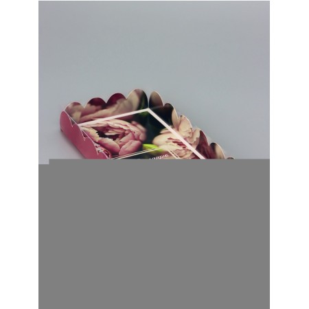 Cookie box, confectionery packaging, "flowers", 10.5 x 20 x 3cm-1