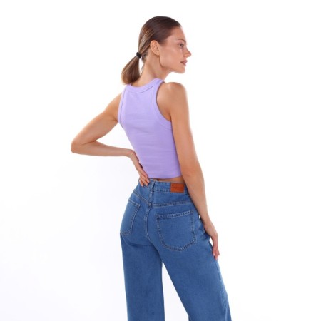 Female jeans, blue color, size 40 (34)-5