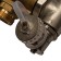 Distributive collector Stout SMB 0468 000008, 8 outputs, without flowers, brass