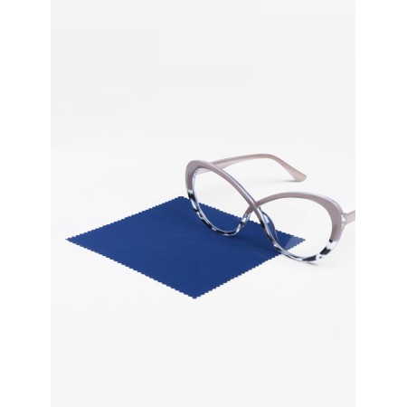 Napkin for glasses "tenderness", in individual packaging, blue color