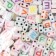 A set of plastic beads "Astra" alphabet English. Letters, flat 7 mm / 10x8 mm, 20 g.
