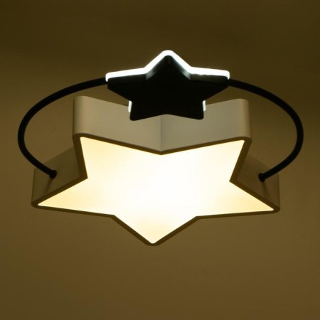 Люстра 1717/2 LED 80Вт 3000-6000К диммер черно-белый 46х41х5,5 см-5