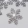 Foamir's blank "Snowflakes" 6 cm, set 6 pcs, silver