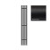 Terminus quatro electric heated towel rail "Circle", 1400x218 mm, Black Muars