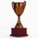 Cup 045, award figure, bronze, plastic stand, 20 x 10.6 x 8 cm.