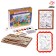 Set for creativity: Create a spinker made of wood and coloring from the plastic "Dinosaurs"