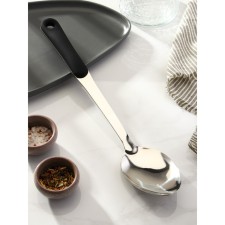 A garnet spoon made of stainless steel of the Home, 38 × 7 cm, thickness 3 mm