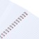 Notepad A5, 60 sheets on the crest, plastic cover, red