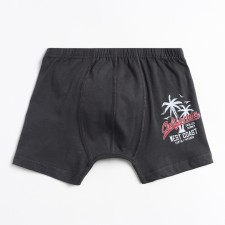 Боксеры для мальчика, цвет тёмно-серый, рост 122-128 см