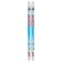 Plastic skis, 100 cm, with a notch, MIX color