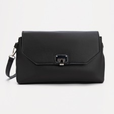 Bag-mixer on the valve, external pocket, long belt, black color