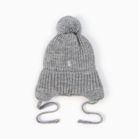 Children's hat, light gray, size 52-54-2