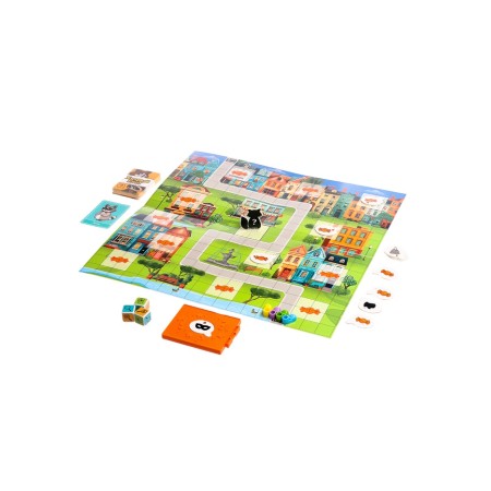 Board game "Cunning raccoon", 2-4 players, 6+-3