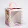 Easter box "Easter basket with a rabbit", 15 x 15 x 18 cm