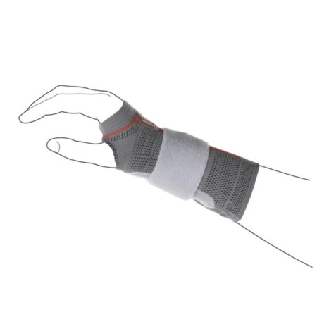 Orthes on the wrist joint Manu Sensa 50p13, left, gray, size M