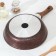 Granit Ultra Red, D = 26 cm pan, plastic handle, glass cover, anti -stick coating, brown color