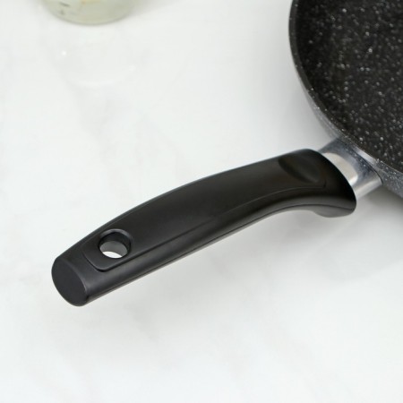 The frying pan “Elite”, d = 24 cm, cast aluminum, anti -stick coating, color gray-3