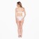 Panties female Brazilian, white color, rr 48-50 (XL)