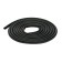 Doors seal in a car, o-shaped, 15 × 15 mm, self-adhesive, 5 m, black