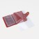 The covers on the button, for auto documents and passports, red color