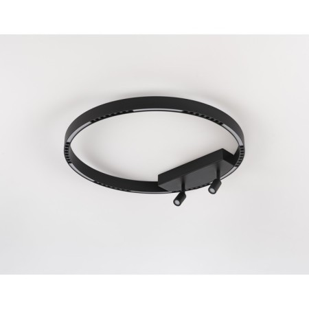LED ceiling LED with additional backlight Ambrella Light, Linetech, FL5808, LED, 40 W, 2800LUM, 3000-6400K, Black Color Black-4