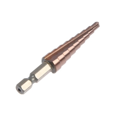 Drill step tundra, HSS -CO, hexagonal shank, 4 - 12 mm-1