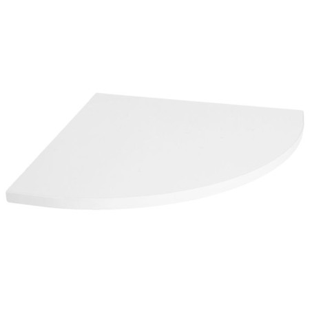 Corner shelf 350x350x16 mm white-1