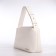 Female bag over the shoulder Textura, medium size, white color