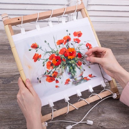 Side stretch of canvas for Pyalki-Rales and machines, 100 cm-1
