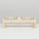 Double stand with bowls made of transparent glass 30 x 14.5 cm x 6.5 cm, 2x250 ml