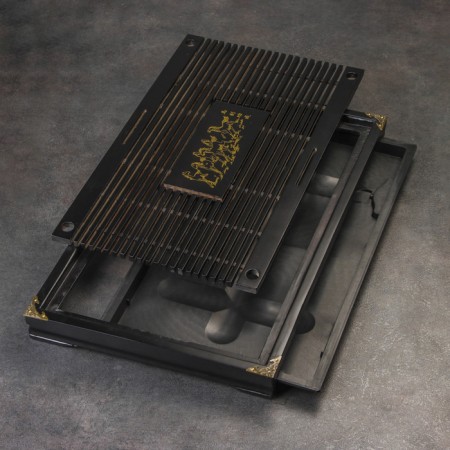 Tray for the tea ceremony, chaban, 53 x 33 x 5 cm, Japanese oak-3