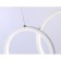 LED LED suspension with the Ambrella Light, Linetech, FL5393, LED, 62 W, ​​4650LUM, 3000-6400K, white color.