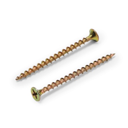 Self -tapping screws universal tundra Krep, 3.5x55 mm, yellow zinc, 500 pcs.