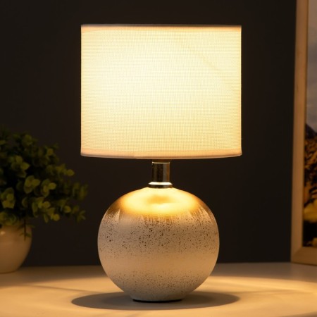 Table lamp "Balle" 1HE14 white 15x15x26 cm Risalux-1