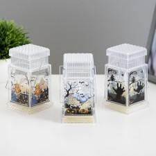 Halloween nightlight LED 1W 3HLR44 MIX 6x6x10.5cm Risalux
