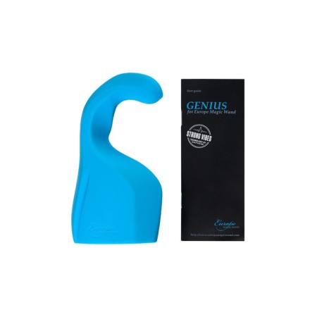 Magic Wand Genius nozzle for Massager Europe, silicone, blue, 17 cm-9