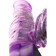 Vibrator with Cliter-Toyfa A-Toys High-Tech Fantasy, TPE, Violet color, 22 cm