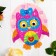 The mosaic is a sticker uniform "owl". Set for creativity
