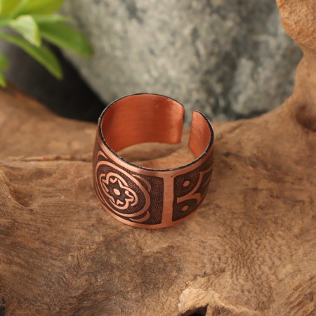 Rod ring "Rod", copper, d = 17-23 mm-2