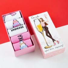 A set of New Year's women's socks KAFTAN 