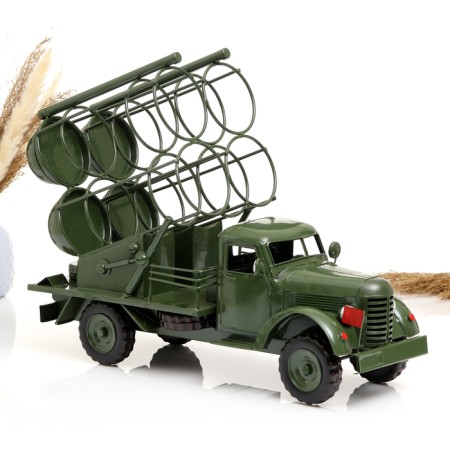 Mini-bar/stand for 4 bottles truck, green-1