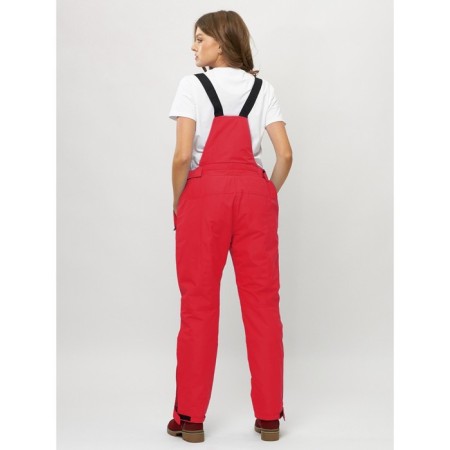 Pants ski winter women, size 56, red color-3