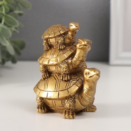 NECK Polystone for bronze "Turtles Pyramid" 10x5.5x8.5 cm